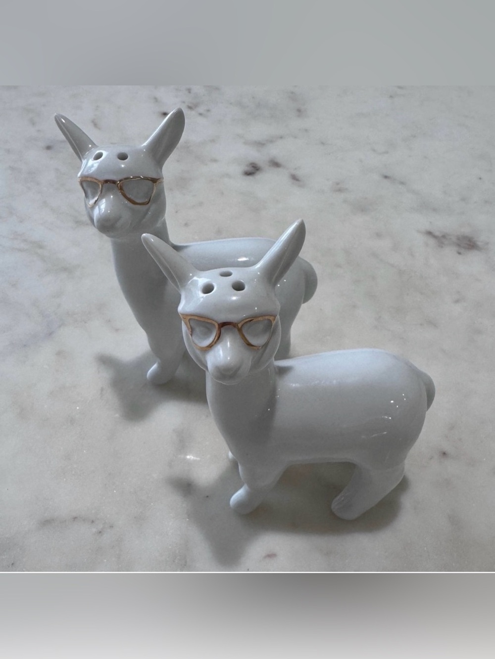 Llama Salt and Pepper Shakers